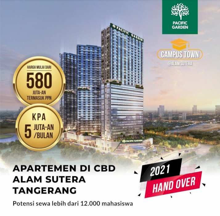 Apartemen Pacific Garden Alam Sutera