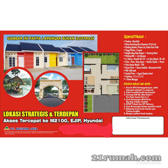 Promo rumah kota mega regency