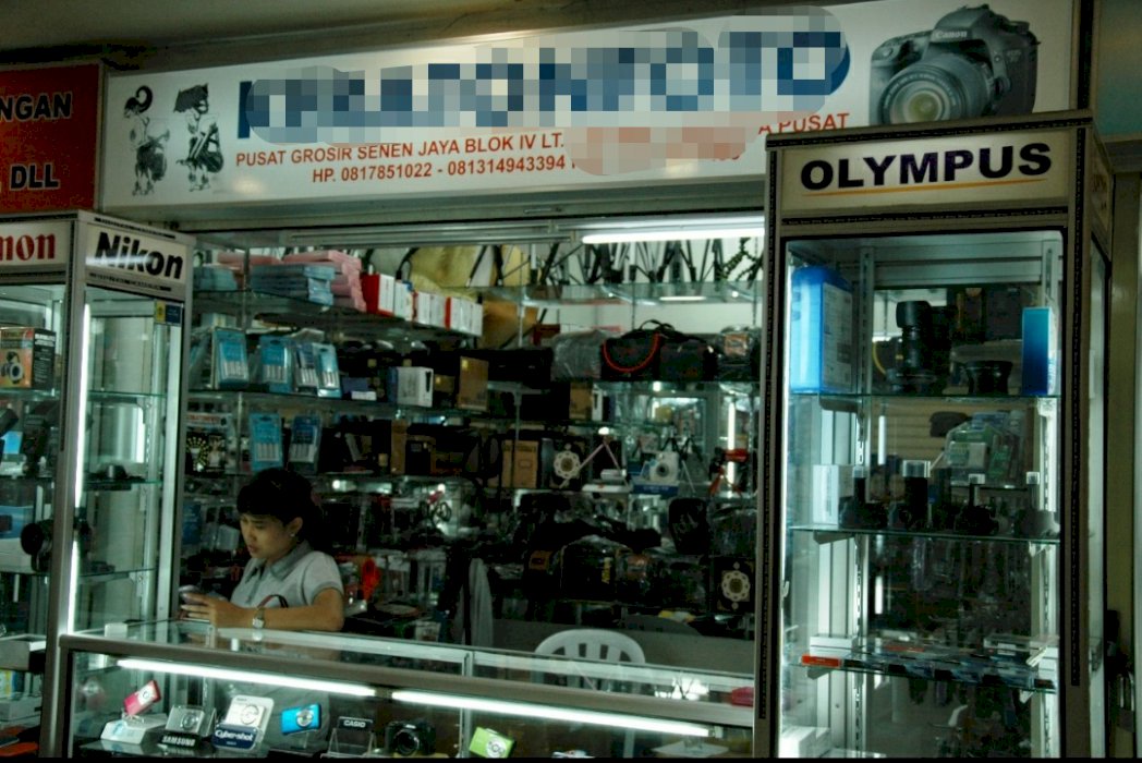 Jual toko kios di pusat grosir senen jaya blok IV lt.2 B5