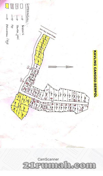 Tanah kavling kawasan parawisata canggu