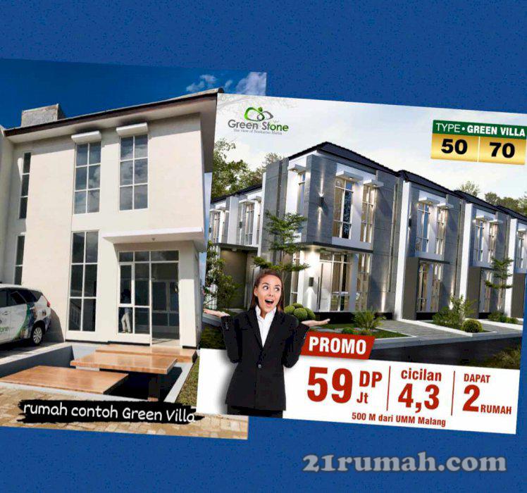 Beli Rumah 2 Lt Gratis Rumah 1 Lt + Free Full Perabot (InHouse s/d 15th)