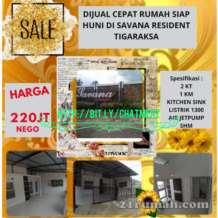 Dijual cepat murah rumah di Tigaraksa Tangerang