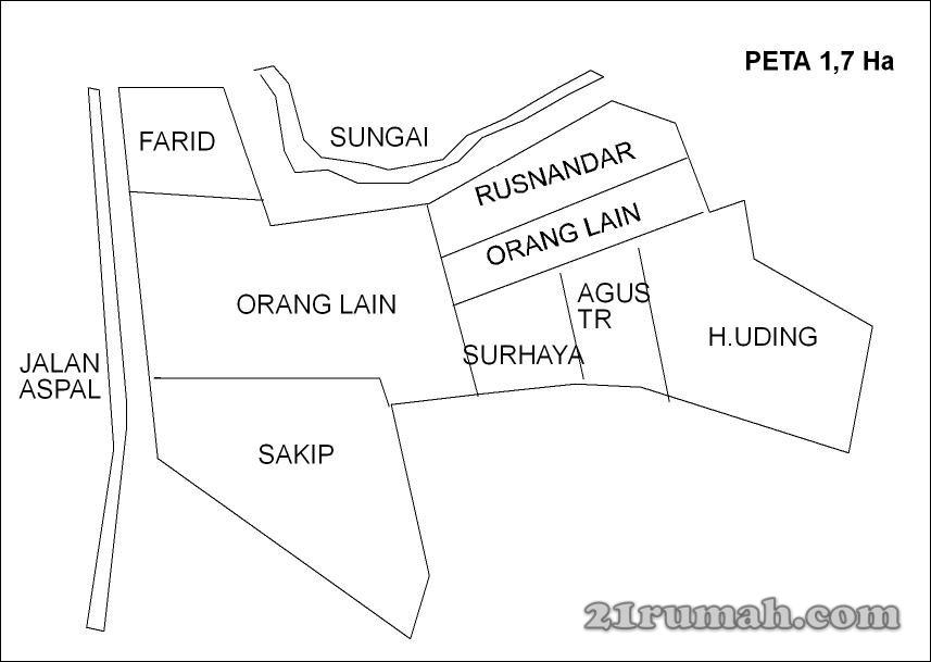 Tanah murah 8 km dari Stasiun Parung Panjang