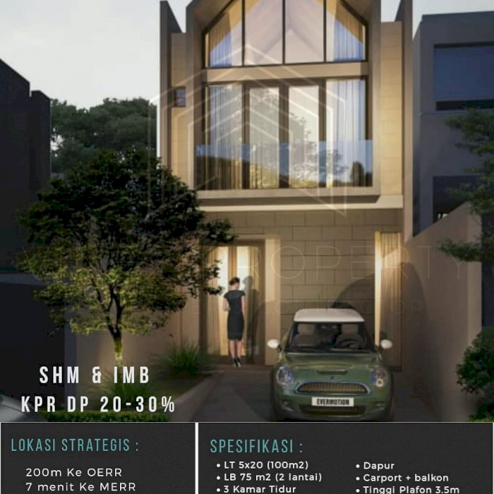 Rumah Mewah Desaign Modern Berkwalitas Harga Murah, Surabaya Timur