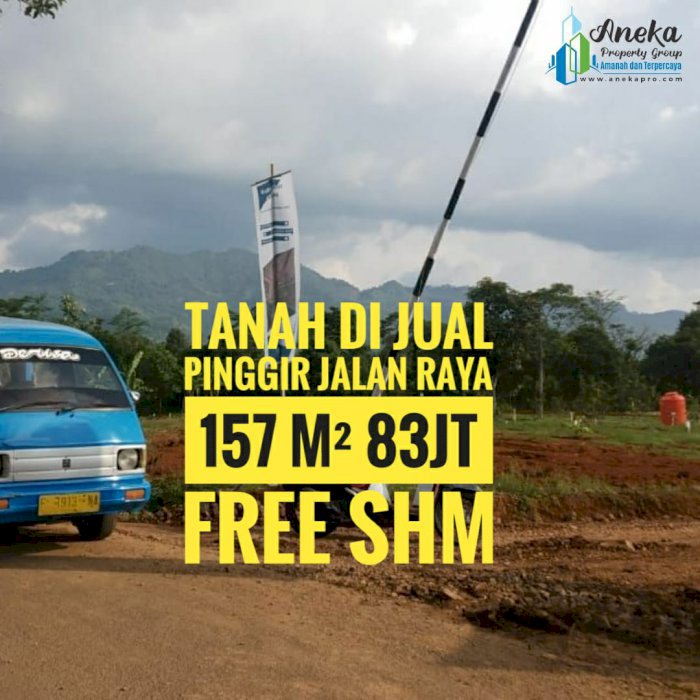 Jual Tanah Kavling Villa Strategis Murah Pinggir Jalan free Surat2