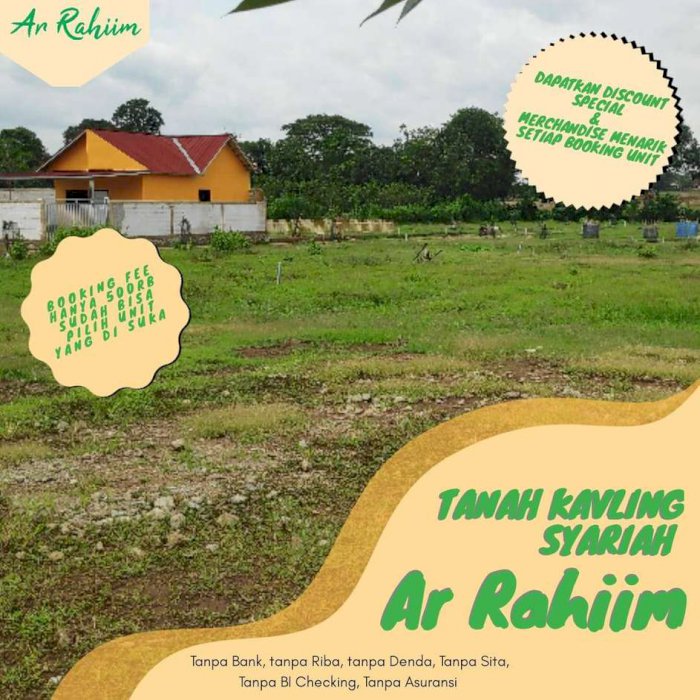 Promo Akhir Tahun Kavling Siap Bangun di Karawang Sistem Syariah