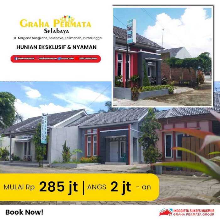 Rumah Murah Di Tengah Kota Purbalingga Cocok untuk Investasi