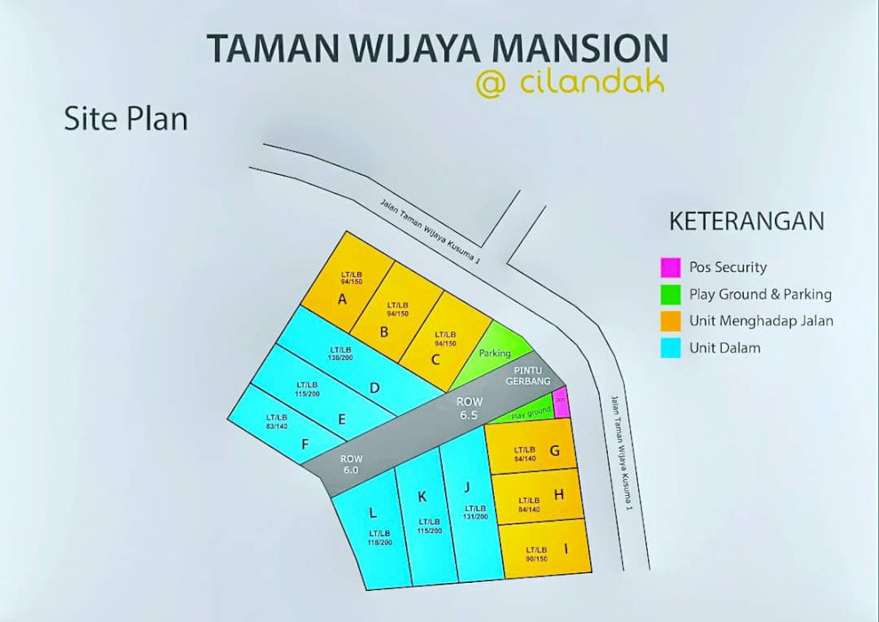 Cilandak Fatmawati Taman Wijaya Kusuma Tenang