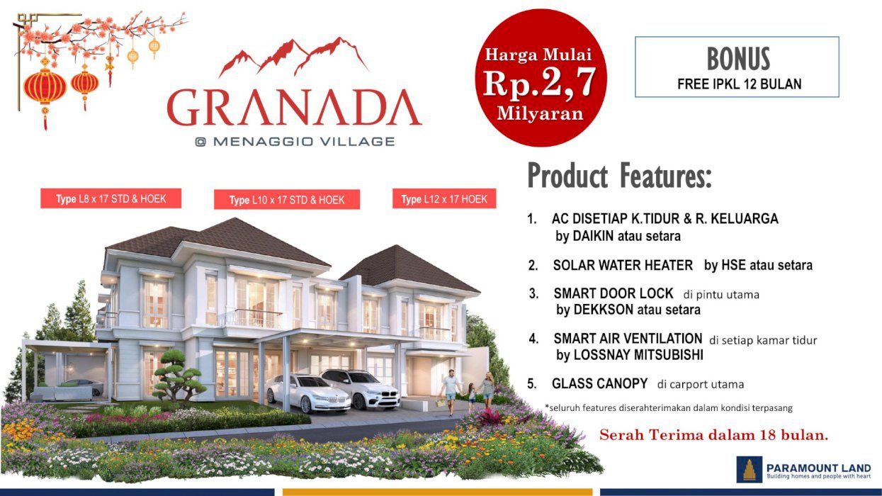 Launching Rumah Mewah... GRANADA@MenaggioVillage di Gading Serpong