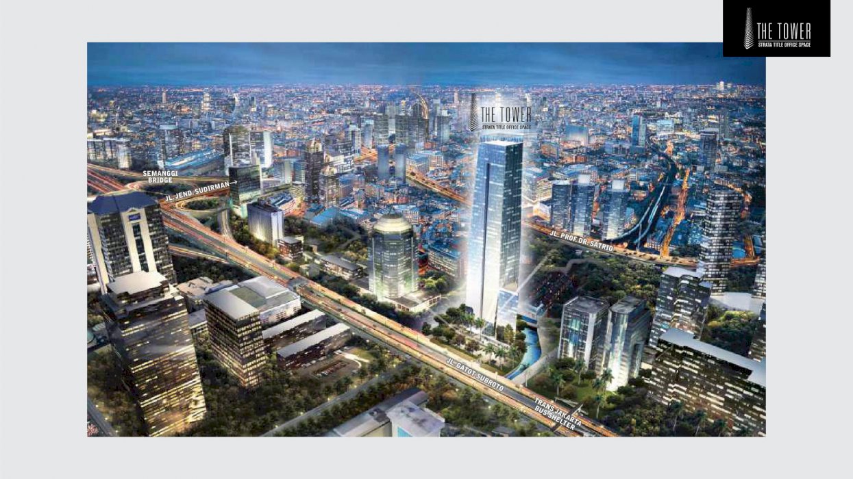 Dijual Kantor "The Tower" Kawasan CBD Gatot Subroto Jakarta Selatan