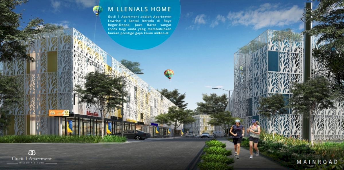 Apartemen milenial harga 140 jutaan di,,,,