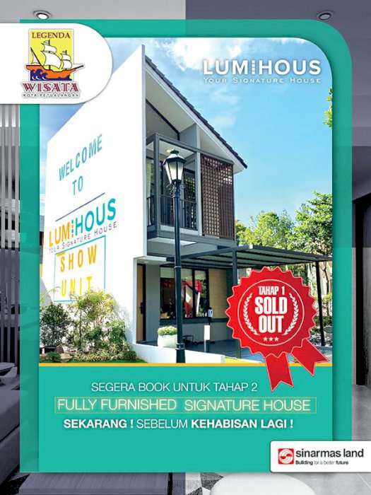 Dijual Smart home di Legenda Wisata Cibubur