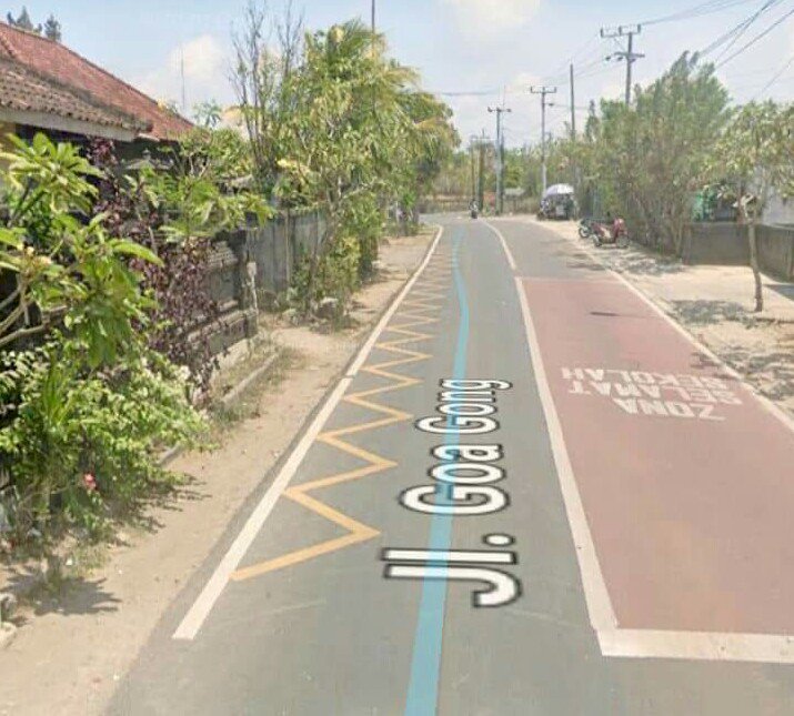 Tanah kavling 165mÂ²,goa gong,jimbaran,bali