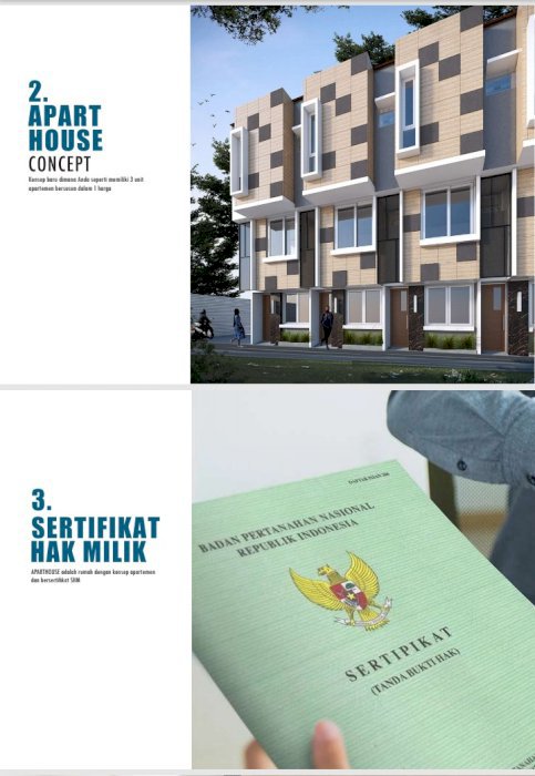 Rumah Apartemen aparthouse SHM Blok M Jakarta selatan