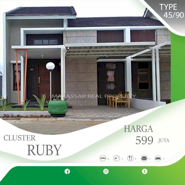 RUMAH SIAP HUNI DI HERTASNING HARGA TERJANGKAU