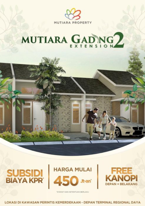 RUMAH 1 LANTAI AREA PERINTIS KEMERDEKAAN