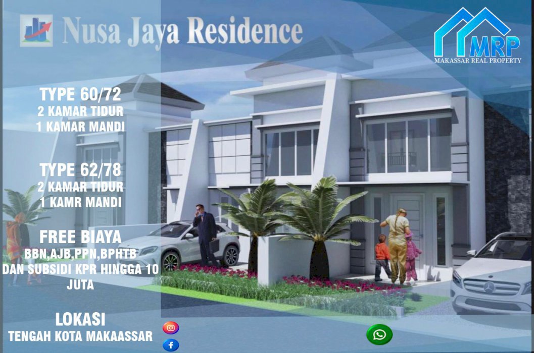 JUAL RUMAH TENGAH KOTA MAKASSAR