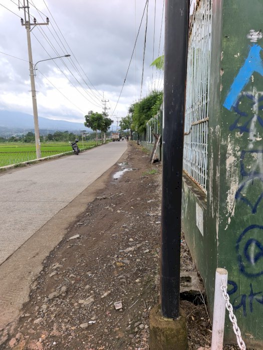 Villa besar dan tanah yang luas pinggir jalan