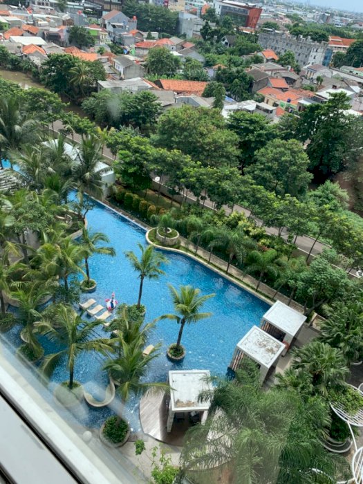 Apartemen studio pool view