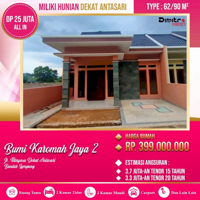 PROMO HADIAH RUMAH MURAH DEKAT ANTASARI