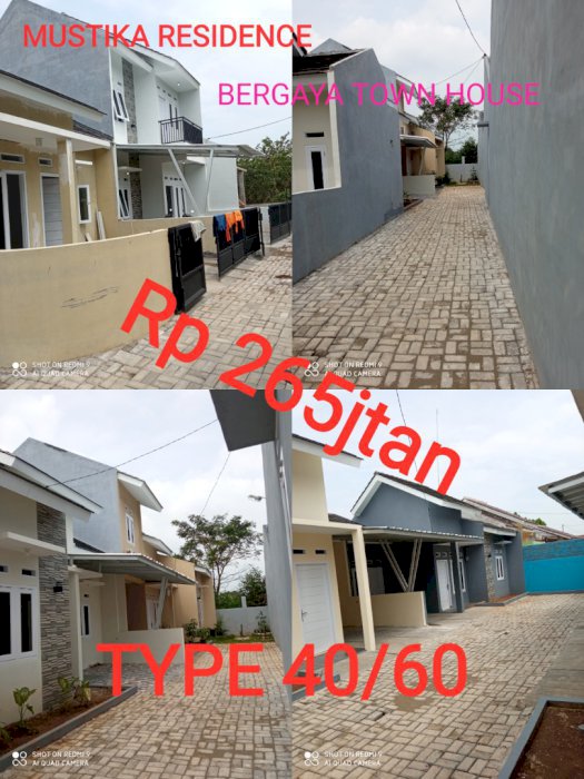 Rumah Cluster bergaya Town House