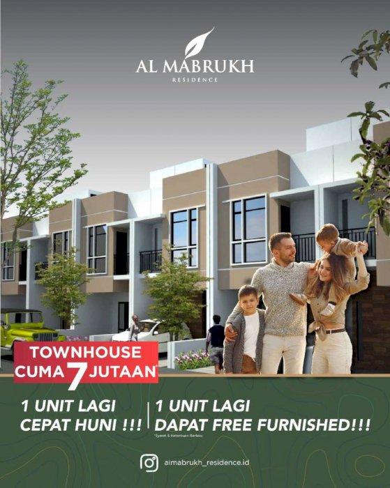 Townhouse Mewah Siap Huni 1 Unit Lagi Di Condet