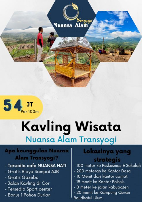 ðŸ”¥ KAVLING VIEW PEGUNUNGAN MURAH MULAI DARI 540 RIBU PER METER