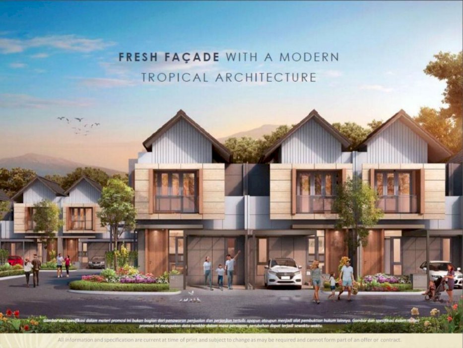 Jual Rumah Podomoro Bandung 2 lantai 2 Kamar tidur, 2 kamar mandi tipe Jasmine,