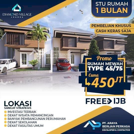 Rumah Ready Di Dekat Bandara Jaunda hanya 400an