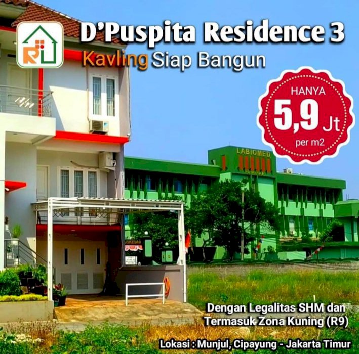 Dijual kavling siap bangun Munjul