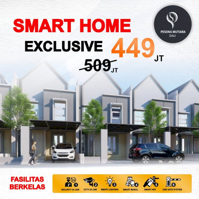 Rumah  murah 2 lantai berkualitas aman