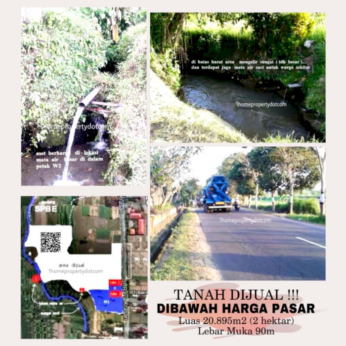 TANAH DIJUAL 2.75JUTA/M2 NEGO DIBAWAH HARGA PASAR !!!