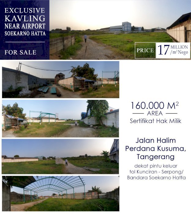 Kavling dekat Bandara Soekarno Hatta