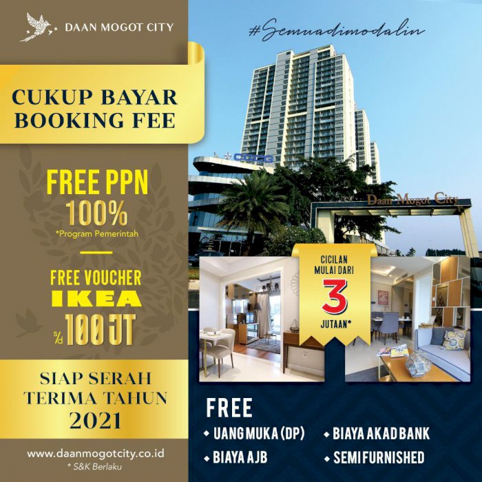 Promo besar-besaran Apartemen Daan Mogot City