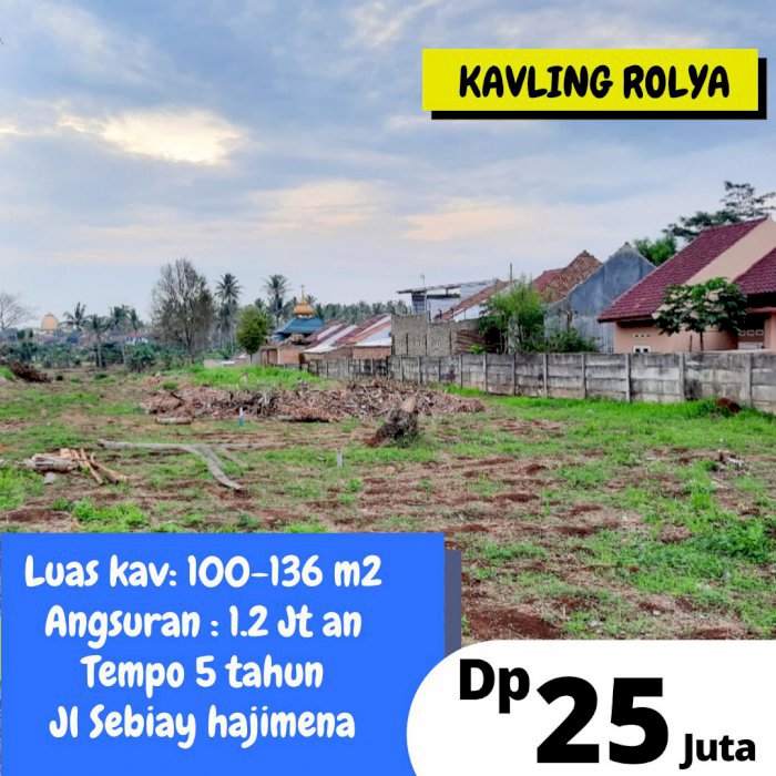 Kavling angsuran hanya 1.2 jt an di sebiay hajimena