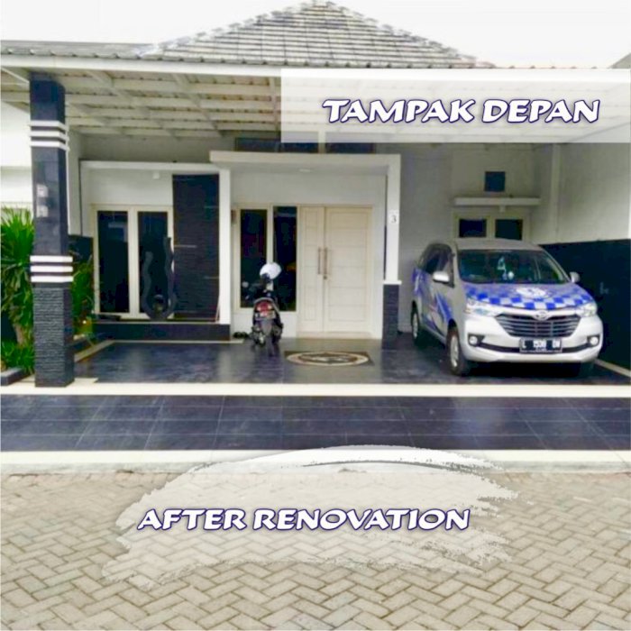 Rumah mewah full renovasi dan  furnished murah hanya 1 M an di Buduran Sidoarjo