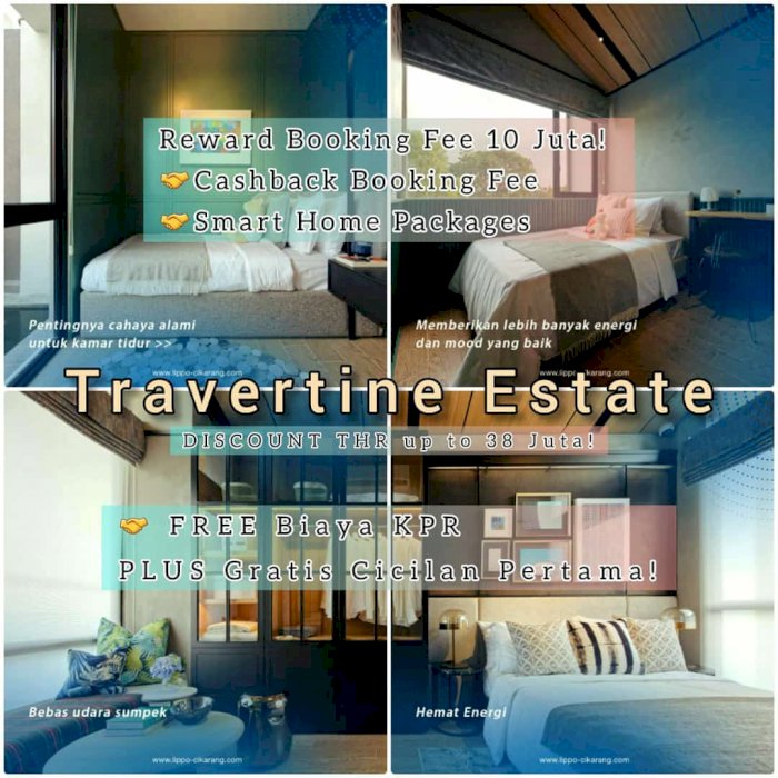 Rumah gratis, Dp0%, Free Biaya Akad,Free booking fee,Waterfront Estate