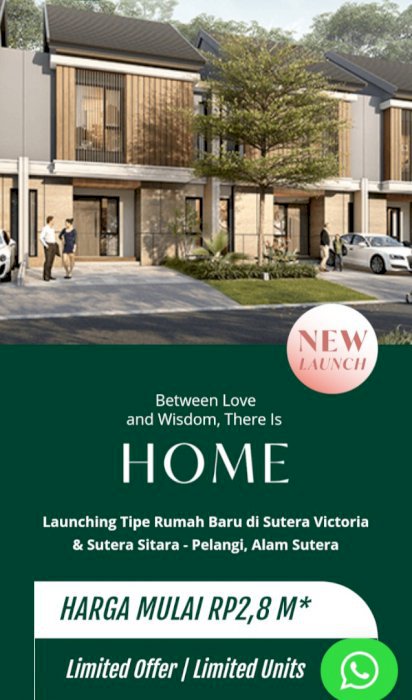 Rumah Baru Di Cluster Victoria