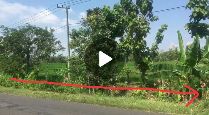 Lahan luas setrategis tepi jl. Raya Jogorogo-Ngawi