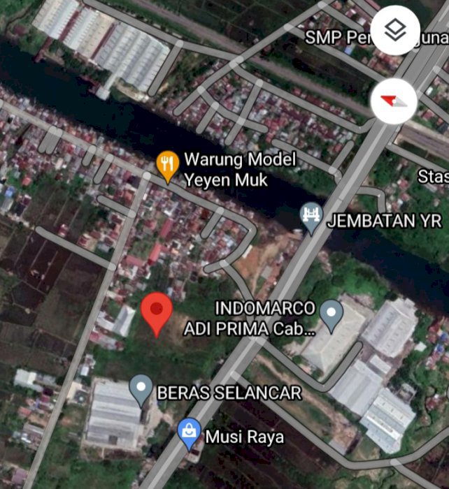Tanah 2,4 Ha di Pusat Perkantoran Baru Kota Palembang