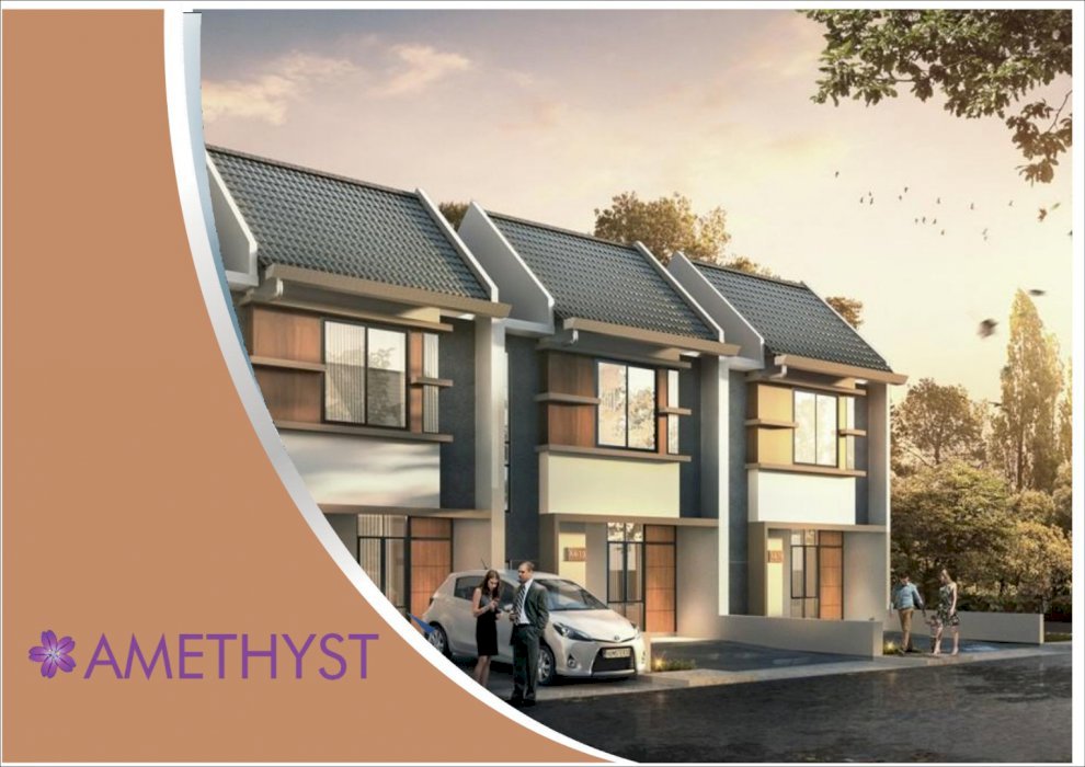 Rumah 2 Lantai  Free Ppn uk.6x11- 3BR, Amethyst Puri Jakarta Barat