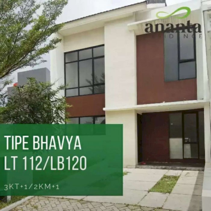 Ananta Residence: Tipe Bhavya, Rumah Murah Siap Huni, Pinang Tangerang