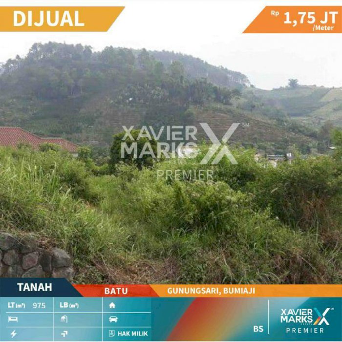Tanah di Gunungsari Bumiaji Batu dekat dengan banyak tempat wisata