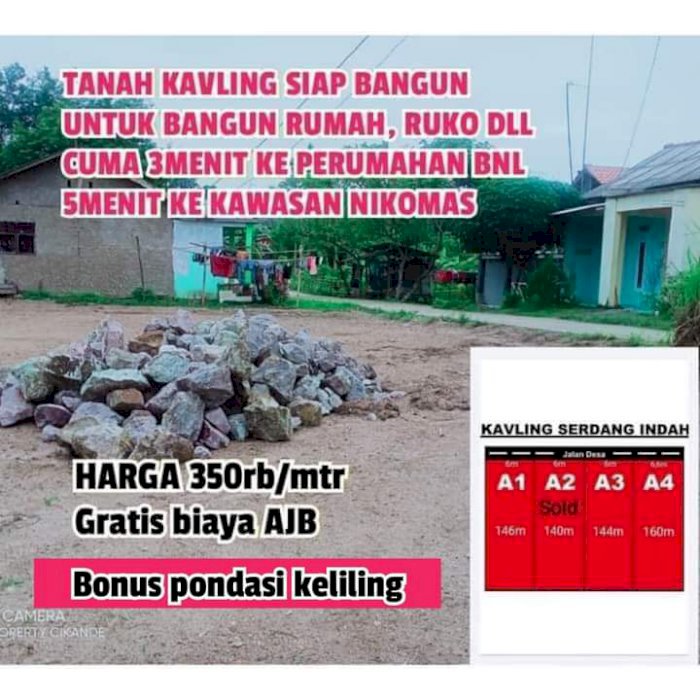 Tanah Kavling Serdang