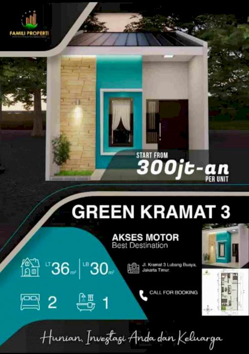 Rumah Murah Lubang Buaya Cipayung Jakarta Timur