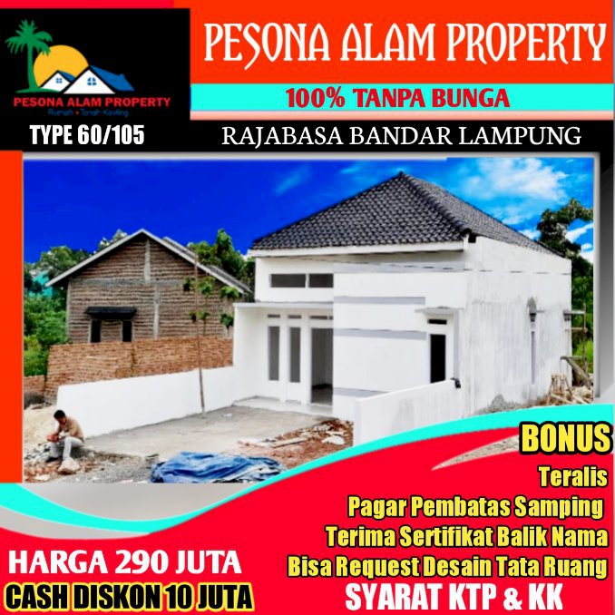 RUMAH SIAP HUNI TANPA BUNGA DENDA SITA