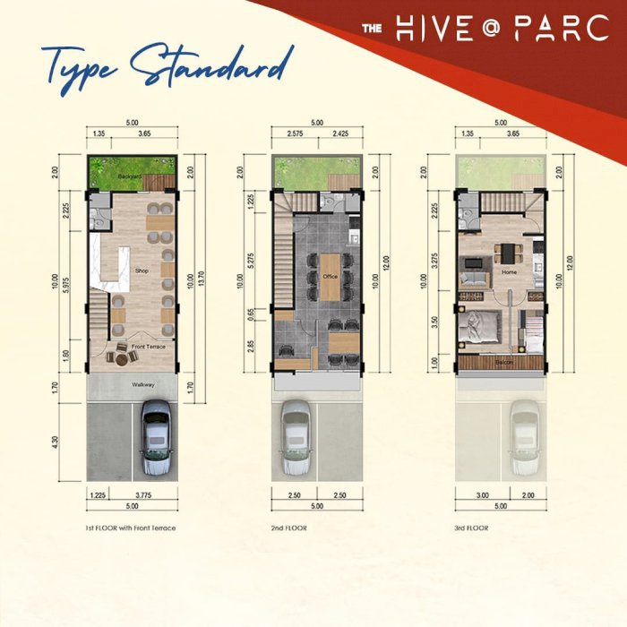 Ruko 3 Lantai dengan Konsep 3 Kunci diKawasan Lippo Karawaci Tangerang