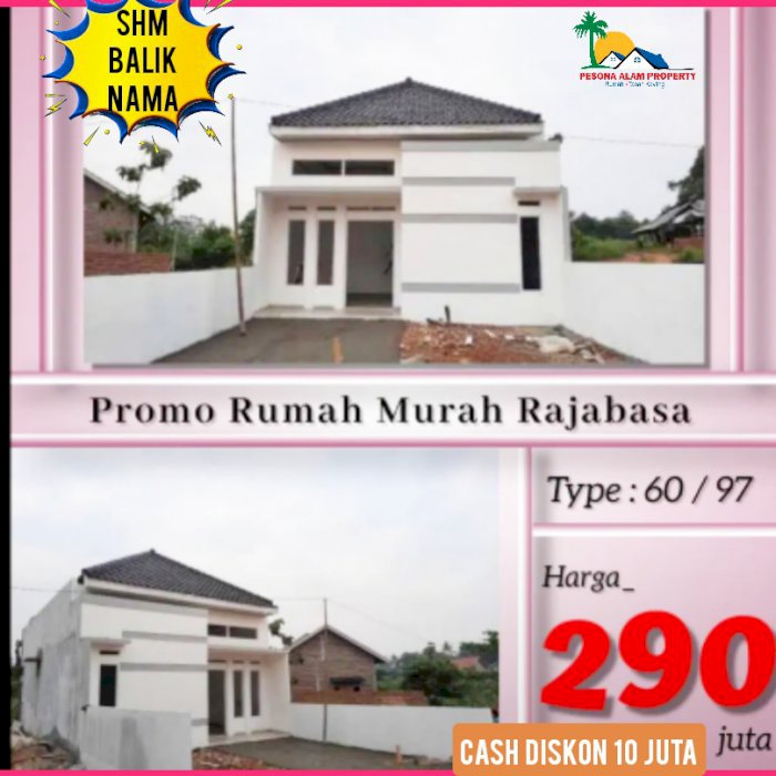 RUMAH TERMURAH TYPE 60/100 SHM