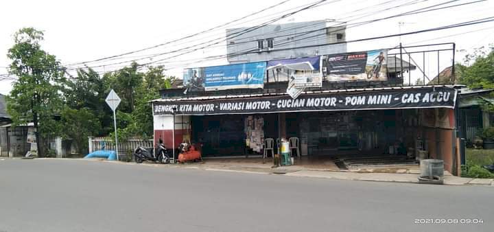 586 m2 Mayor Salim Batubara Sekip Palembang jl utama/poros idak masuk