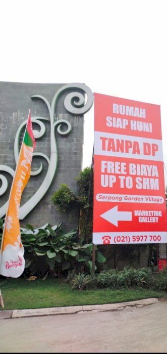 Rumah tanpa DP Serpong Garden Village